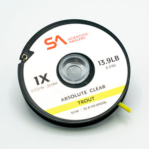 Scientific Anglers Absolute Clear Trout Tippet 30M Spool