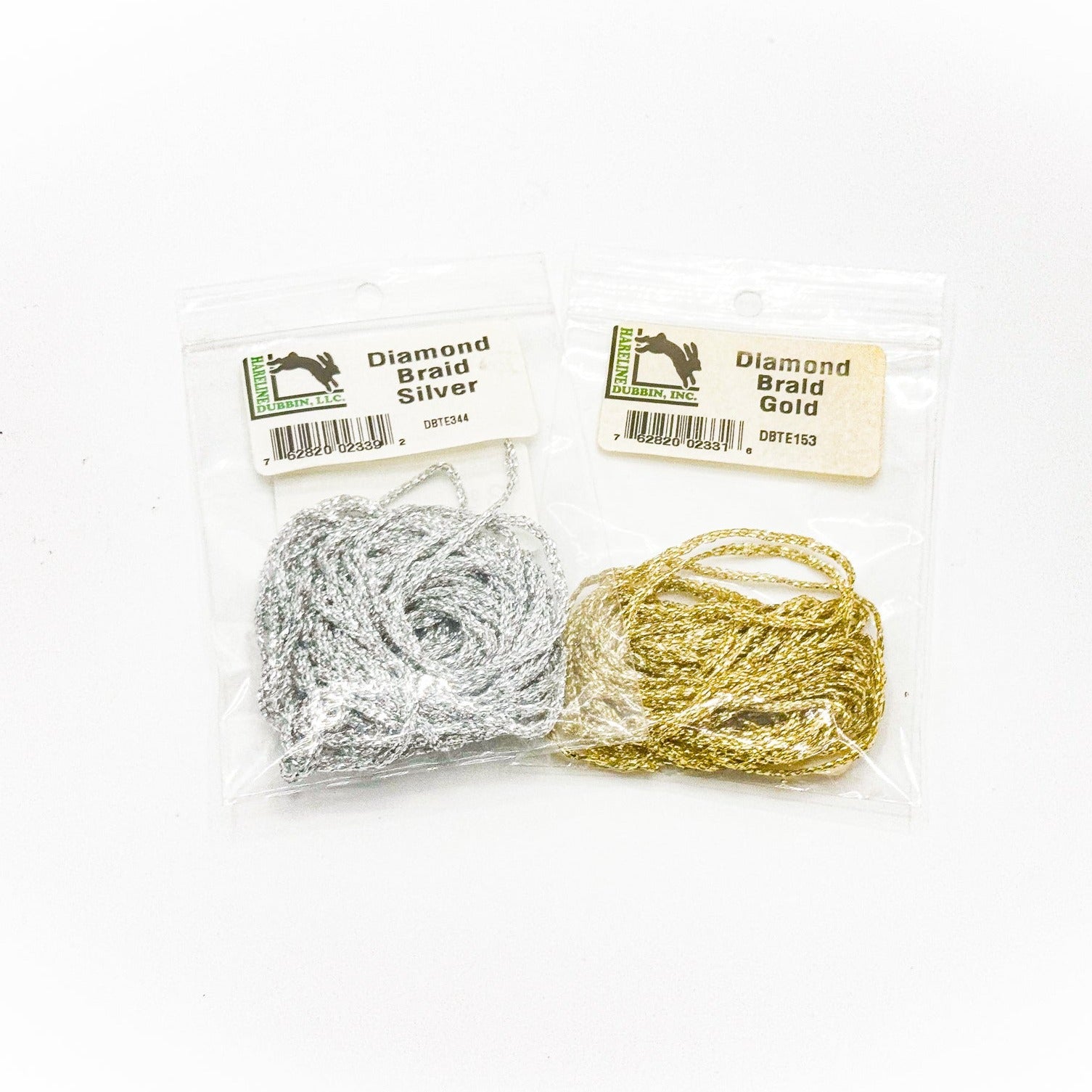 Hareline | Solid Diamond Braid Tinsel