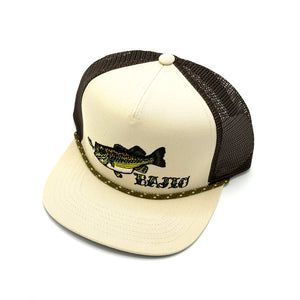 Bajio Flat Brim Trucker Hat | Largemouth