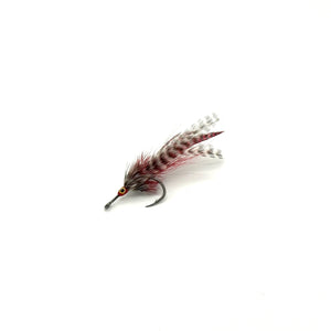 Tarpon Flies | Big Eye Tarpon Fly - Red/Grizzly