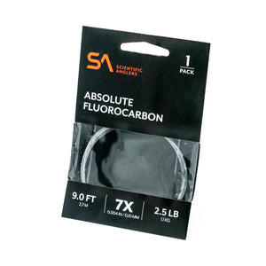 Scientific Anglers Absolute Fluorocarbon Leader - 1 Pack