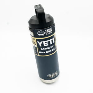Yeti - 18 oz Rambler Bottle with Chug Cap Black