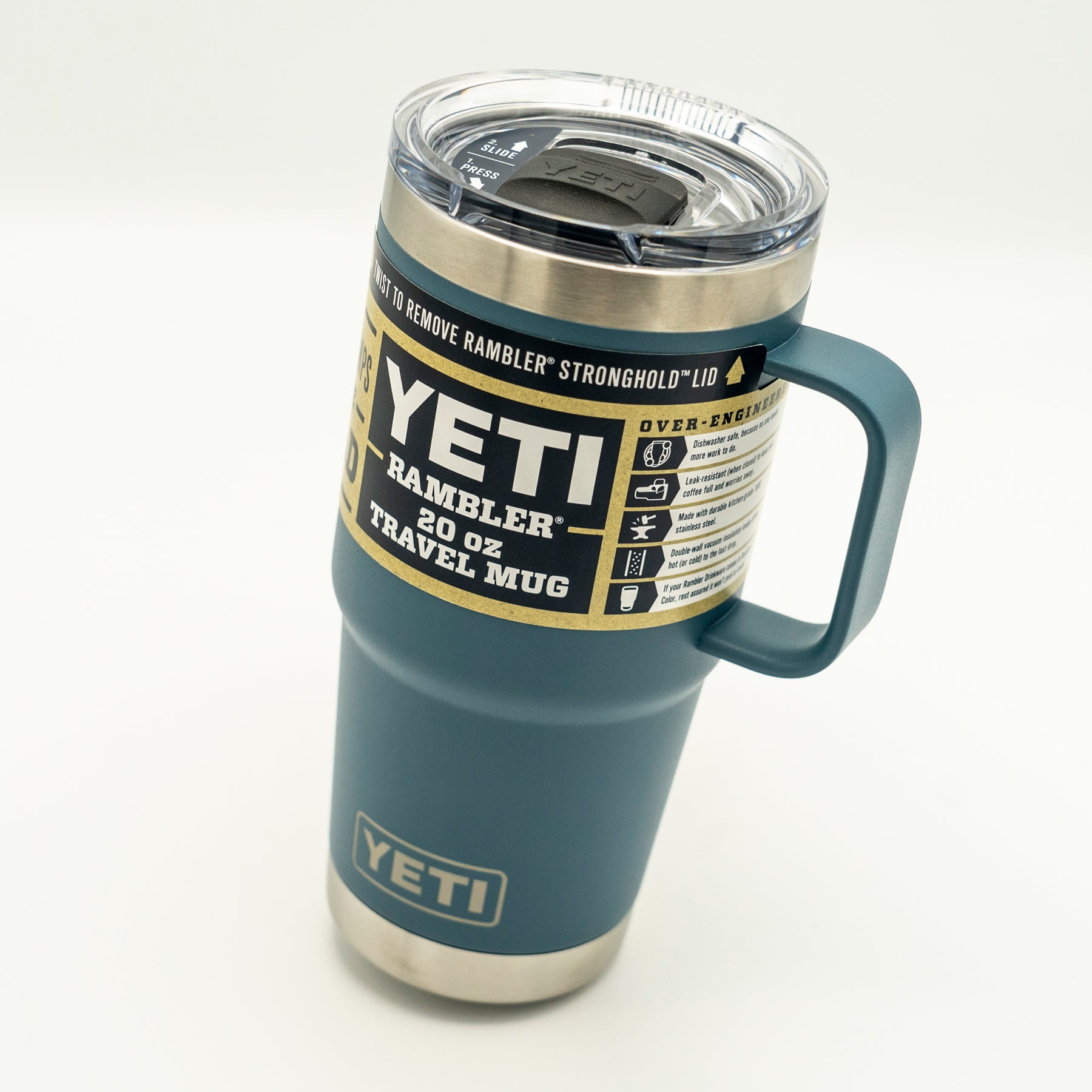 YETI Rambler 20 oz - ALPINE YELLOW - Travel Mug with Stronghold
