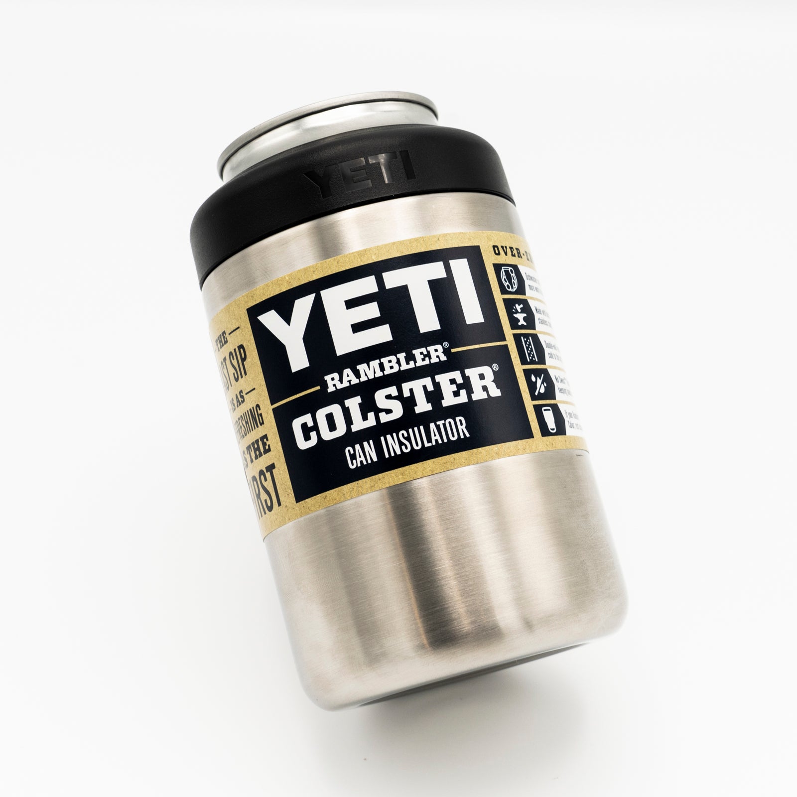 YETI Rambler Colster - Stainless Steel  Yeti rambler, Yeti koozie, Yeti  cooler